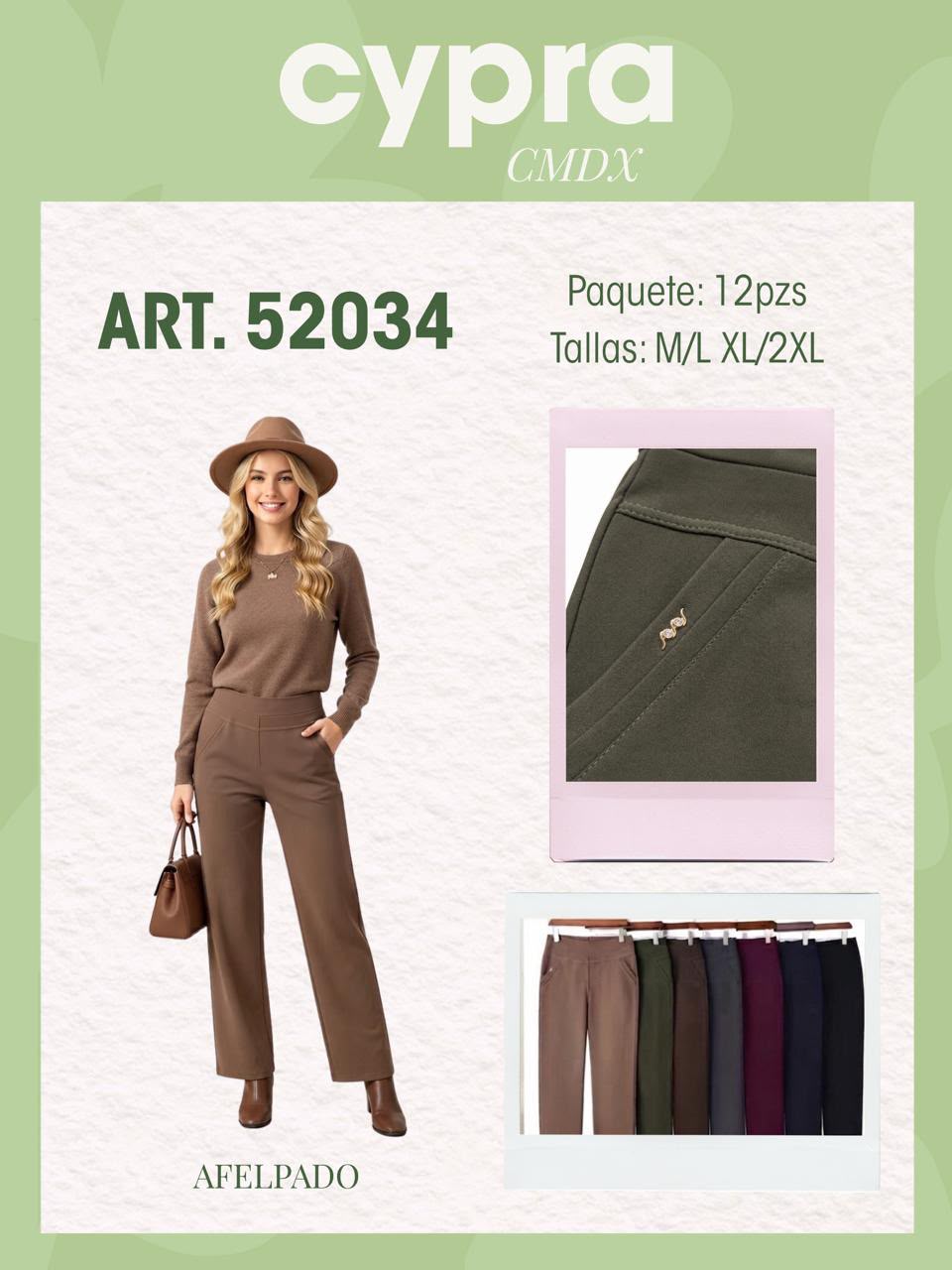 Pantalón afelpado-52034