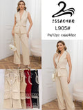 Conjunto de chaleco y pantalón-L905#
