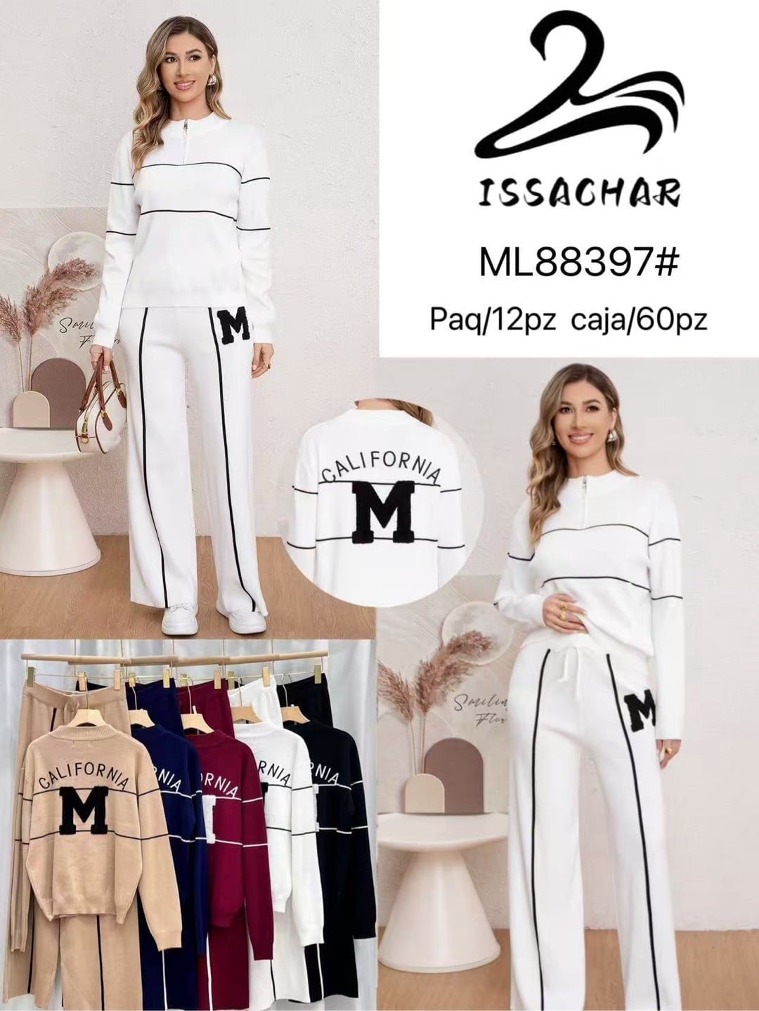 Conjunto de sudadera y pantalón-ML88397#