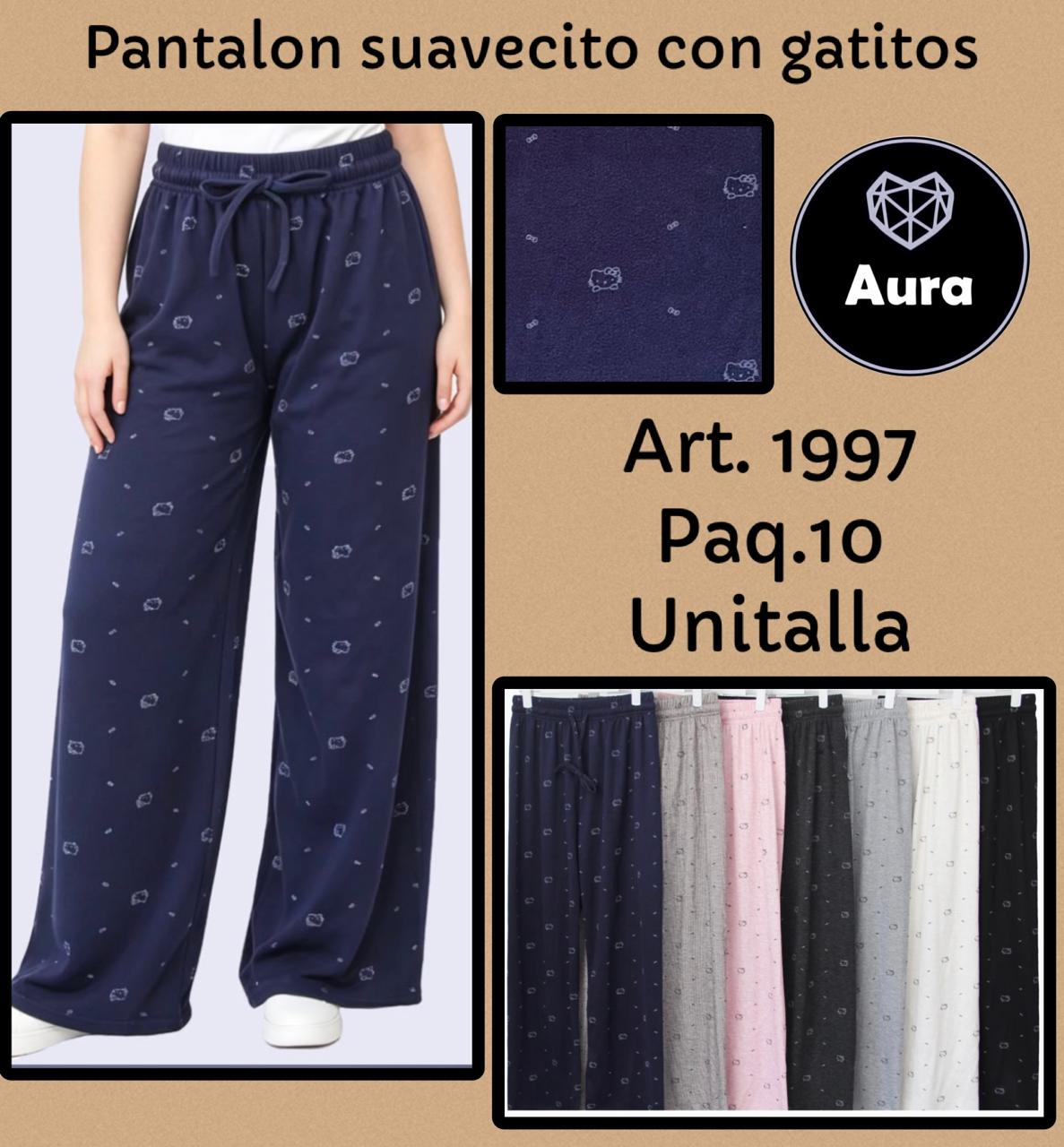 Pantalón suavecito con gatitos-1997