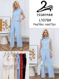 Conjunto de chaleco y pantalón-L1078#