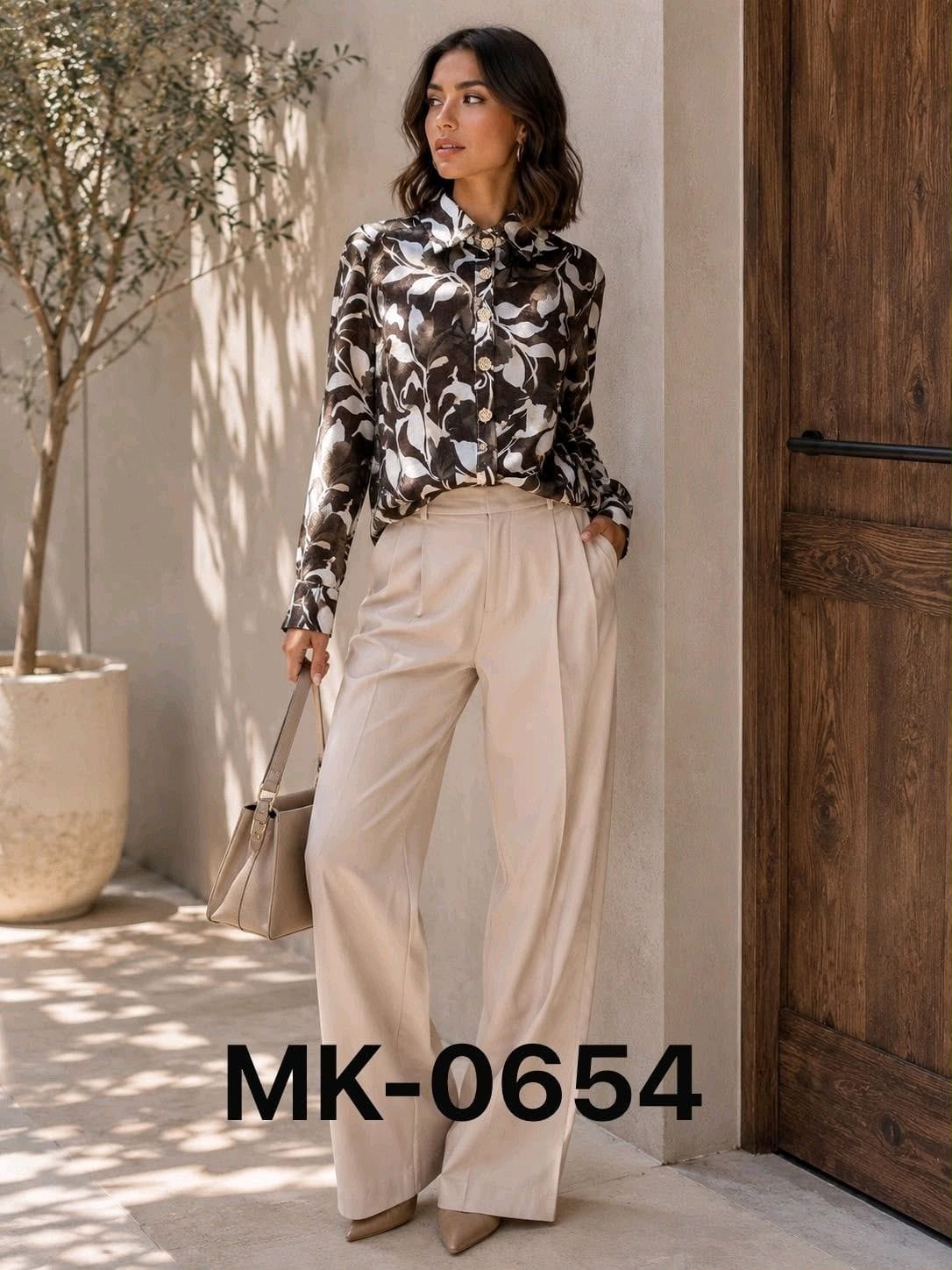 Pantalón de vestir-BOT-MK-0654