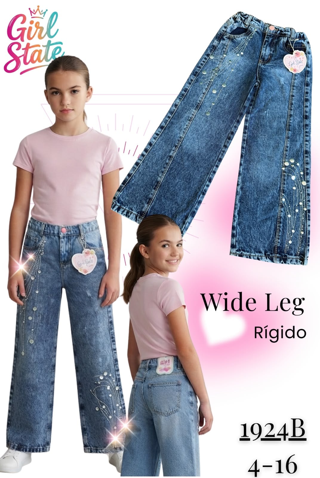 Jeans Wide Leg-1924B