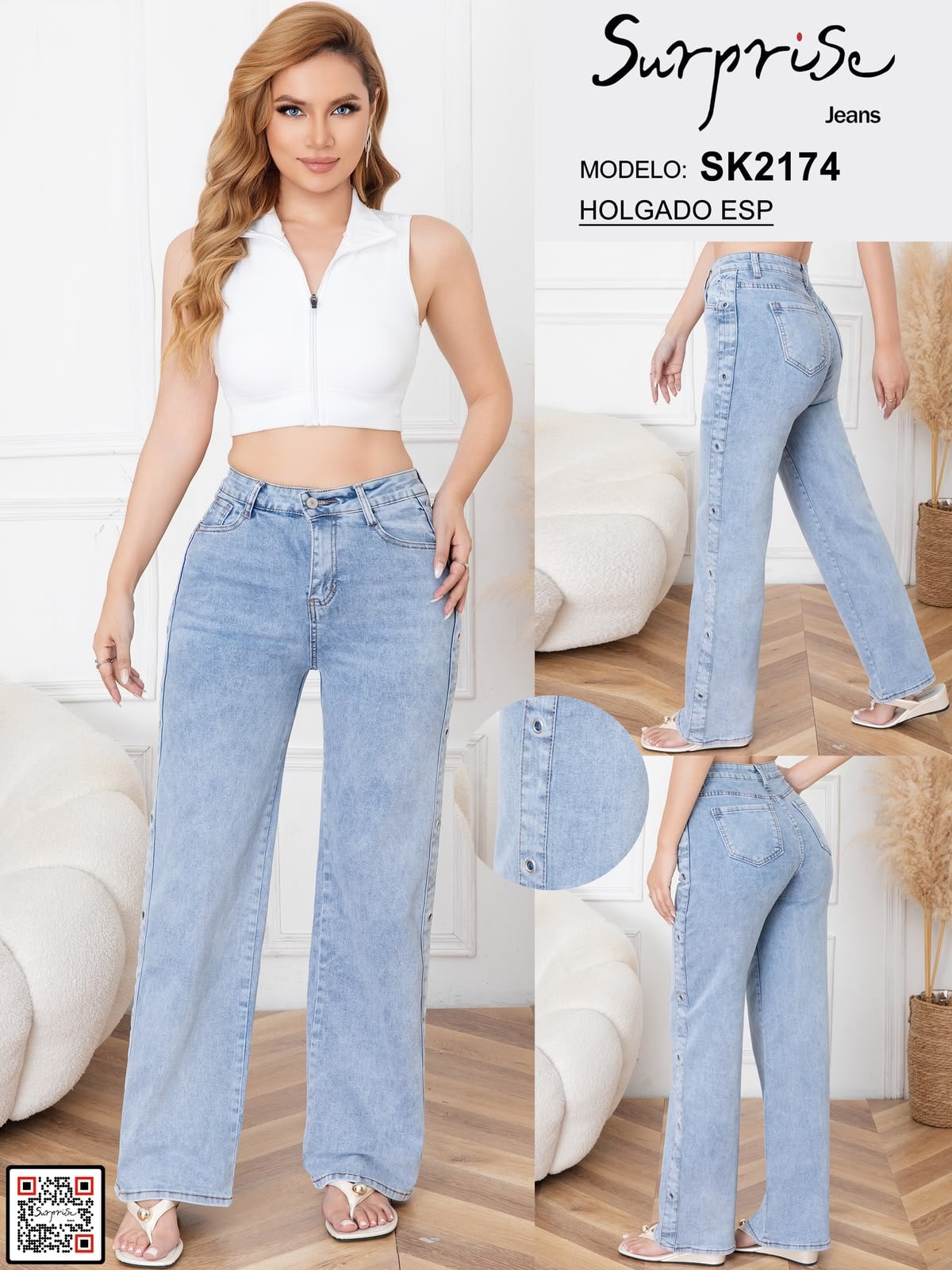 Jeans holgados especial Surprise-SK2174