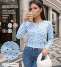 Cardigan de puntos-GDB0706