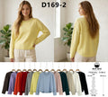 Suéter con cuello decorado-D169-2