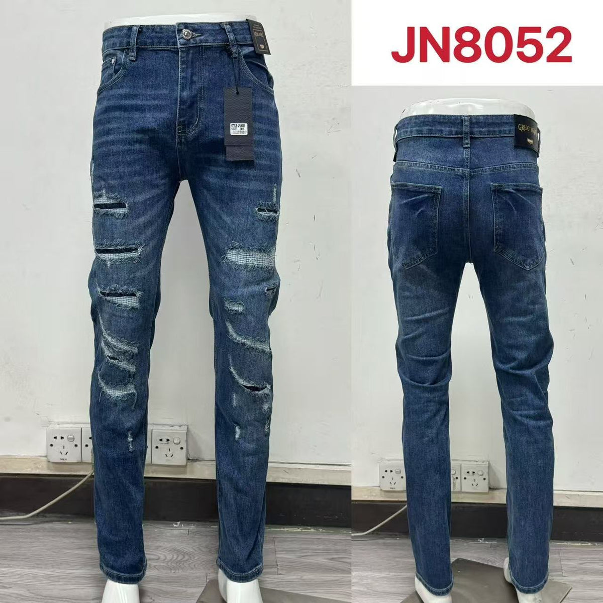 Jeans desgastados-JN8052