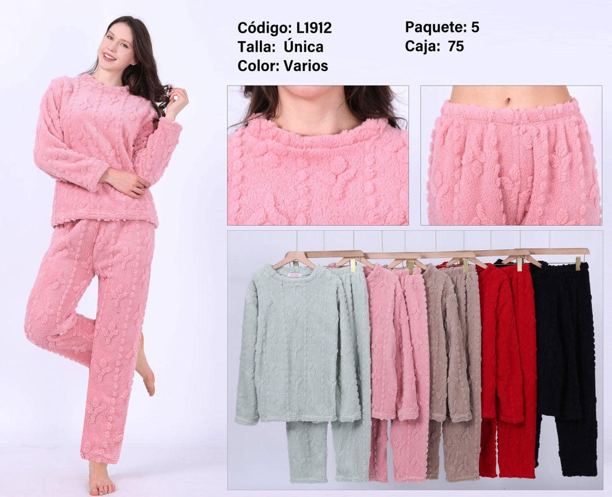 Pijama de peluche-L1912