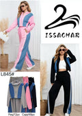 Conjunto deportivo con chamarra y pantalón-L845#