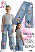 Jeans Wide Leg Mickey Mouse-EQVXZ