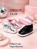 Tenis para bebé con flor-YW2177