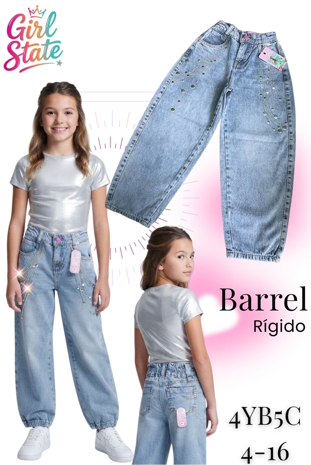 Jeans Barrel Rígido-4YB5C