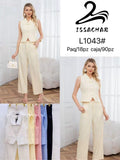 Conjunto de chaleco y pantalón-L1043#