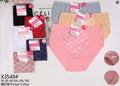 Pantaletas de algodón con encaje-X3548