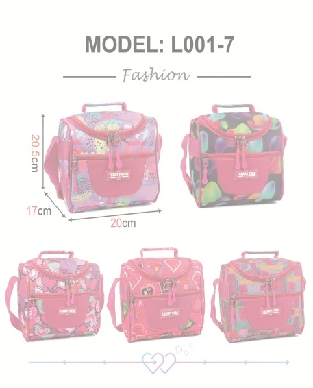 Lonchera Termica Doble Cierre,Impermeable Reforzado-L001-7