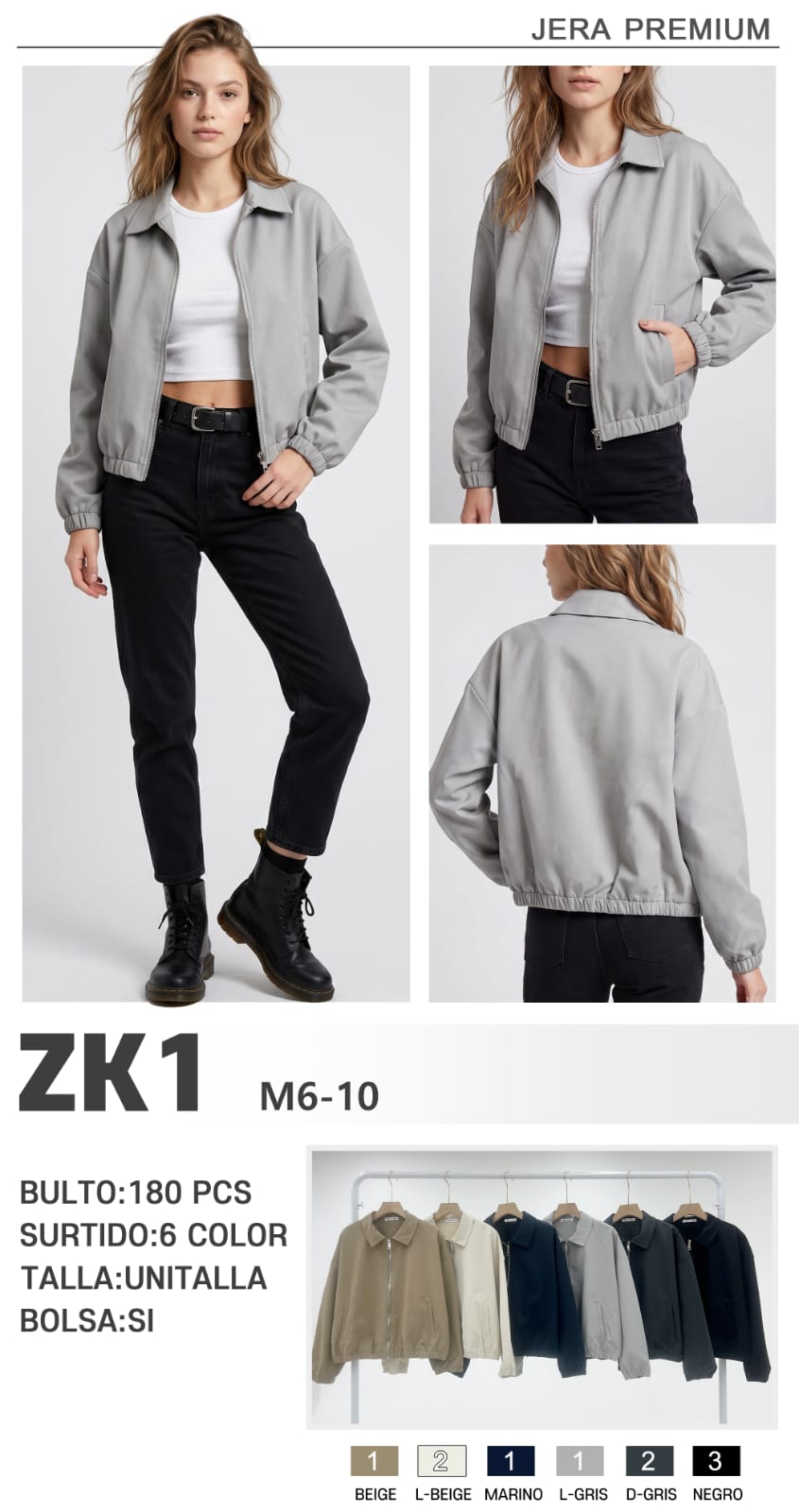 Chamarra tipo cazadora-ZK1
