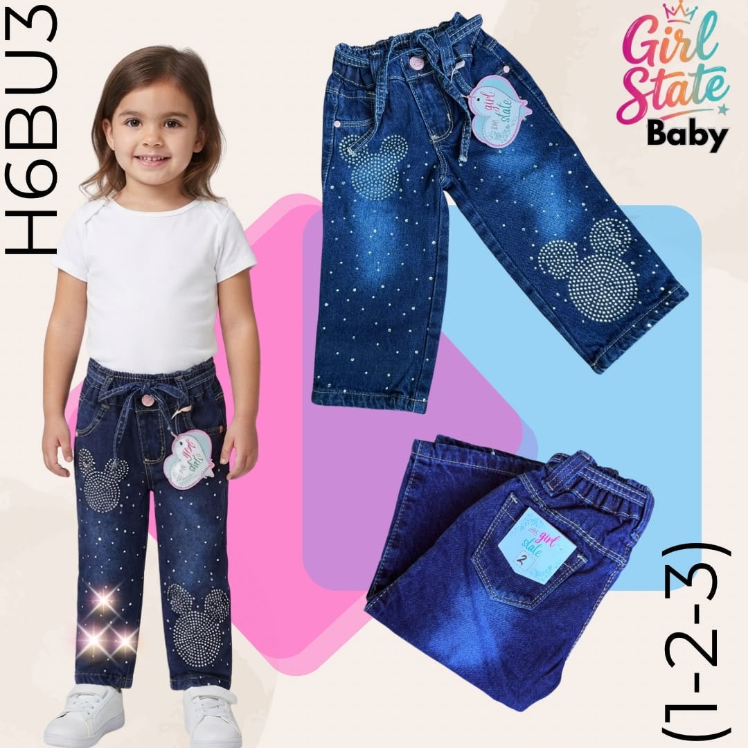 Pantalón de mezclilla-H6BU3