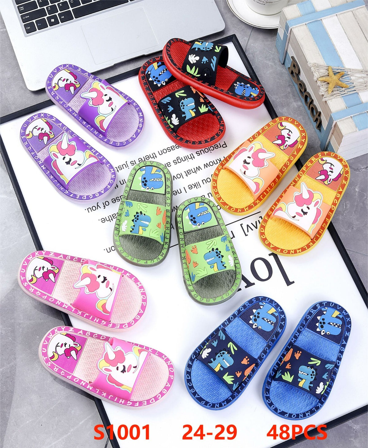 Pantuflas con dibujos-S1001