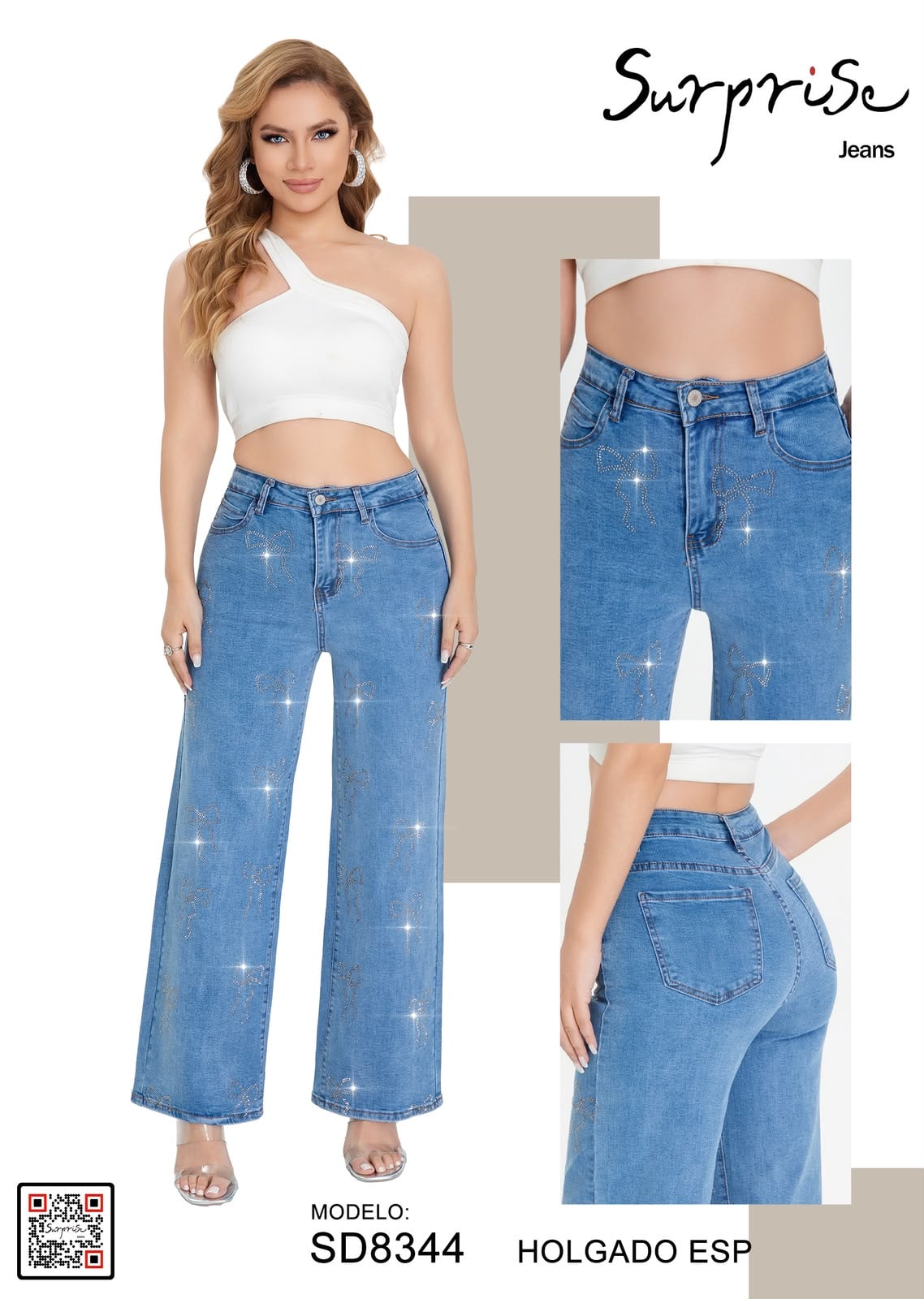 Jeans holgados especial Surprise-SD8344