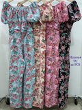 Jumpsuit floral-H2209#