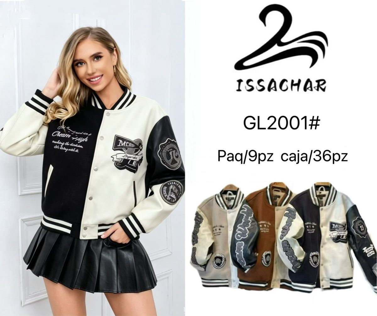 Chamarra tipo varsity-GL2001#
