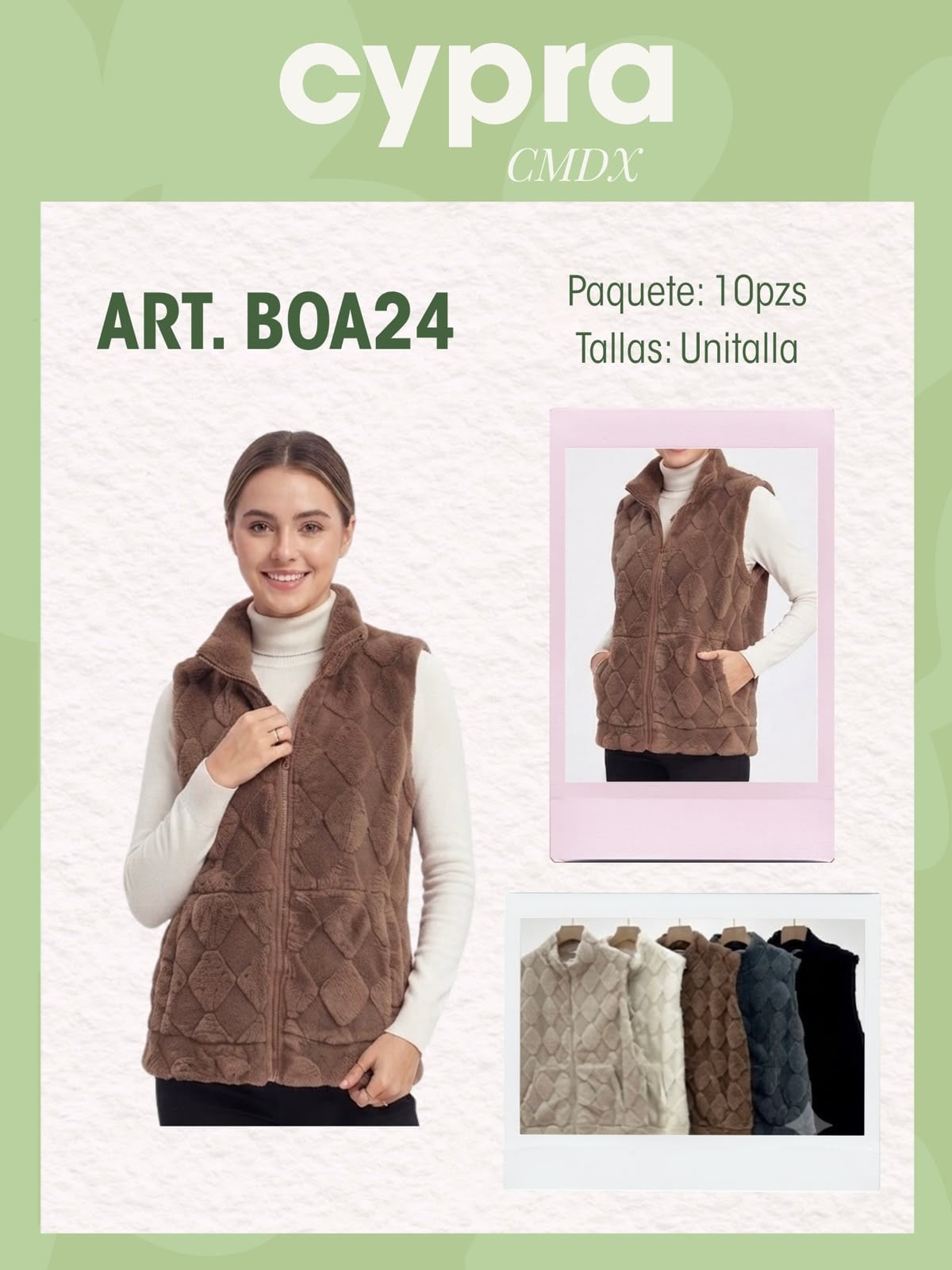 Chaleco de peluche-BOA24