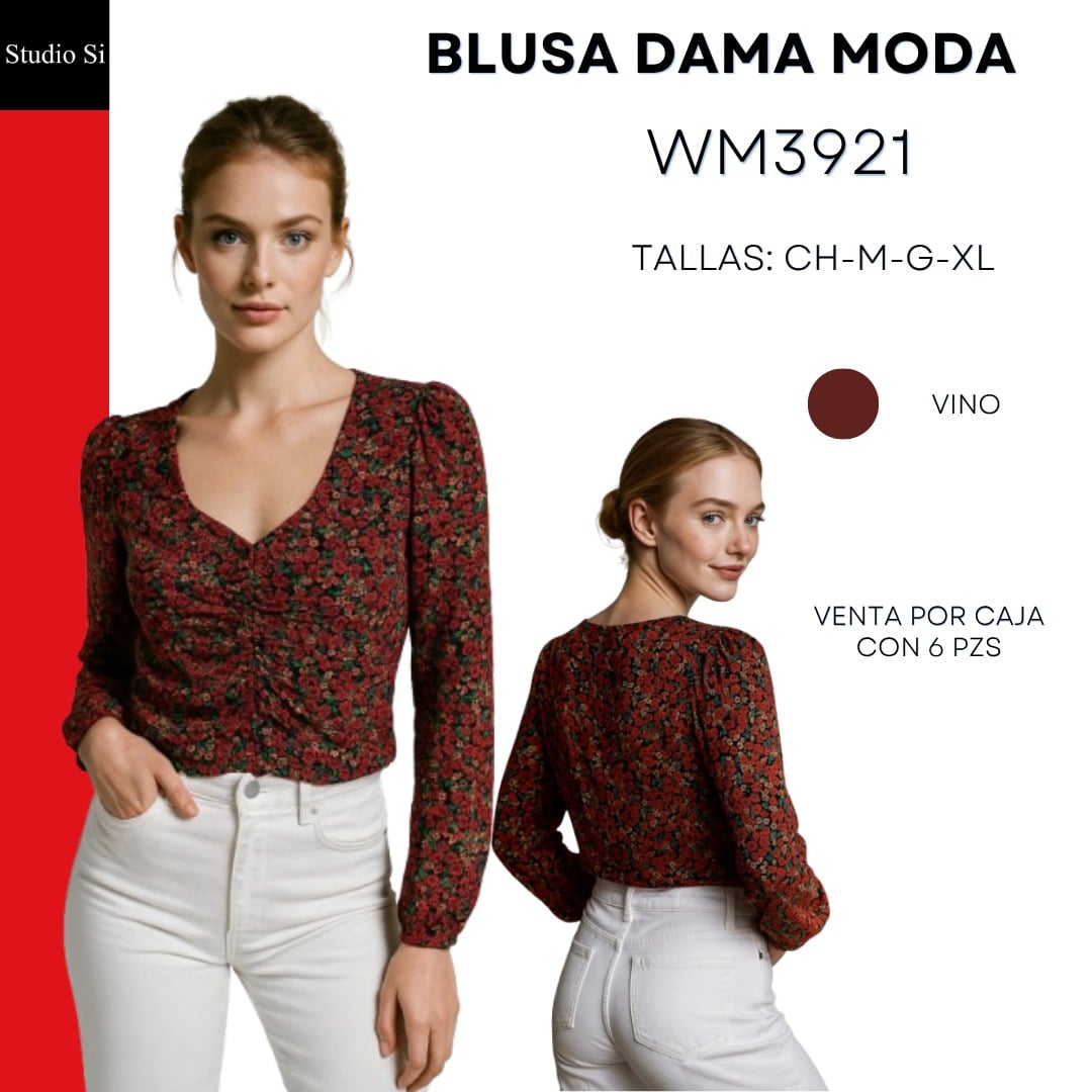 Blusa Dama Moda-WM3921