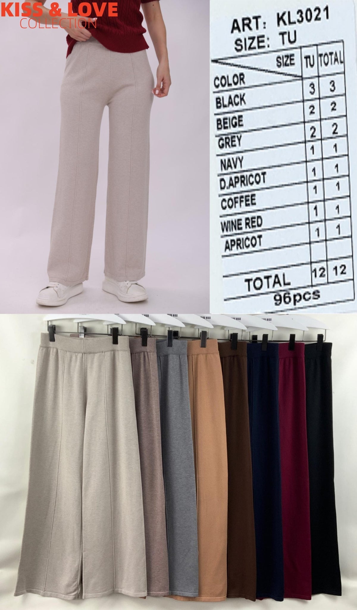 Pantalón de punto-KL3021