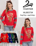 Suéter navideño de reno-ML88373#