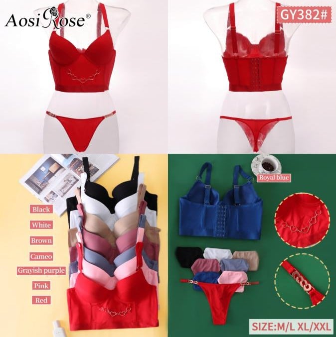 Conjunto de lencería-GY382#