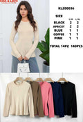 Blusa de manga larga-KL200036