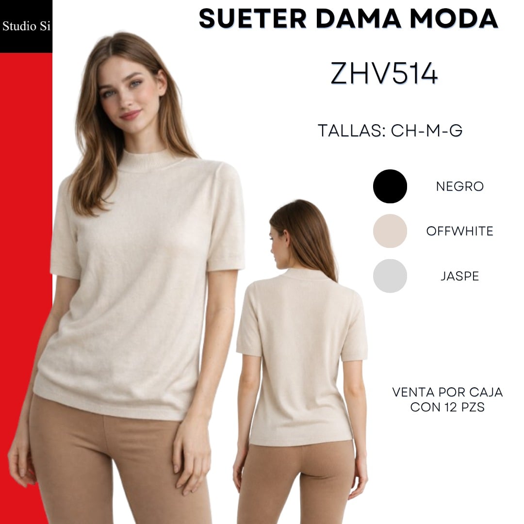 Suéter Dama Moda-ZHV514