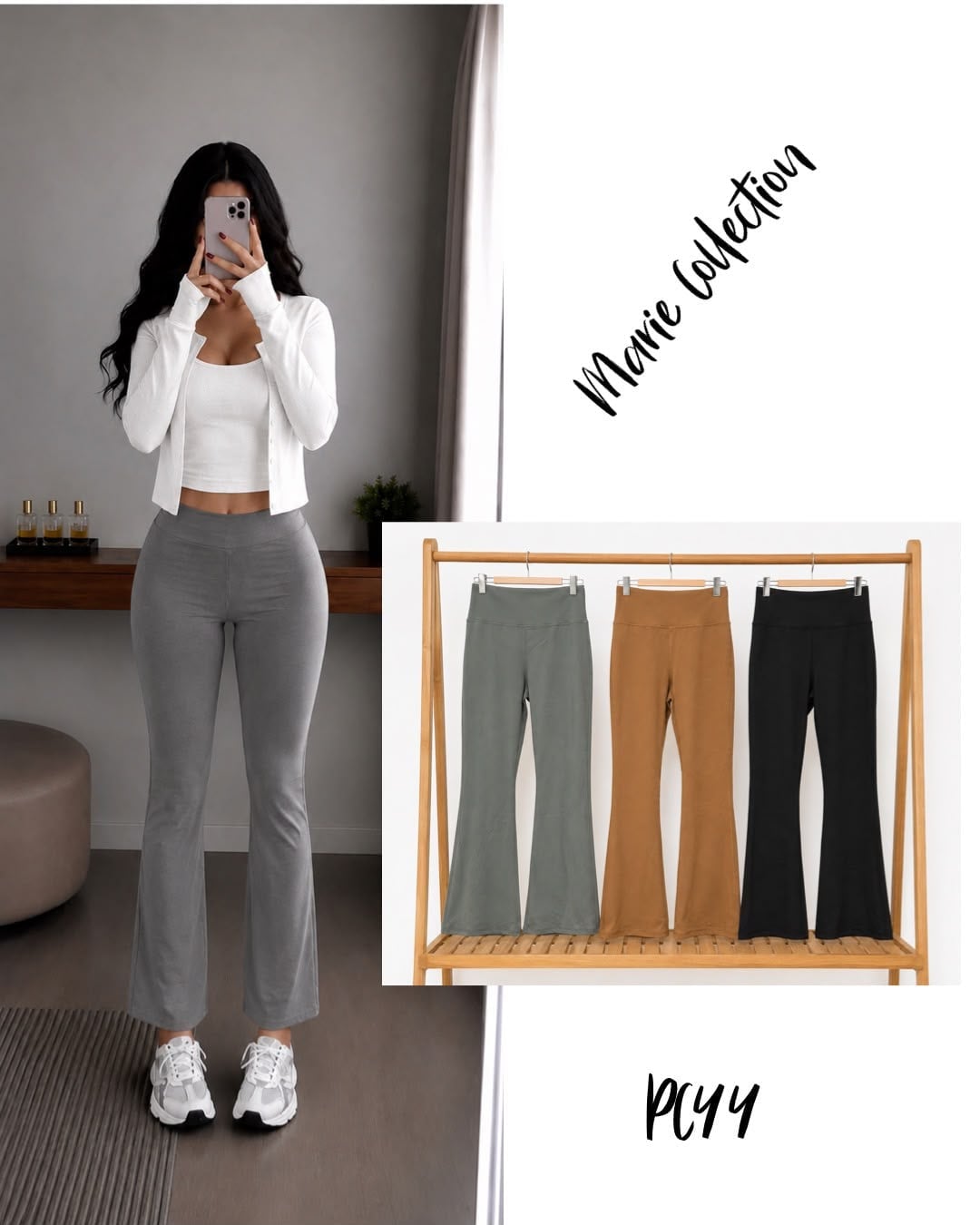 Pantalones acampanados-PCY4