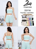 Conjunto de top y short-D011#