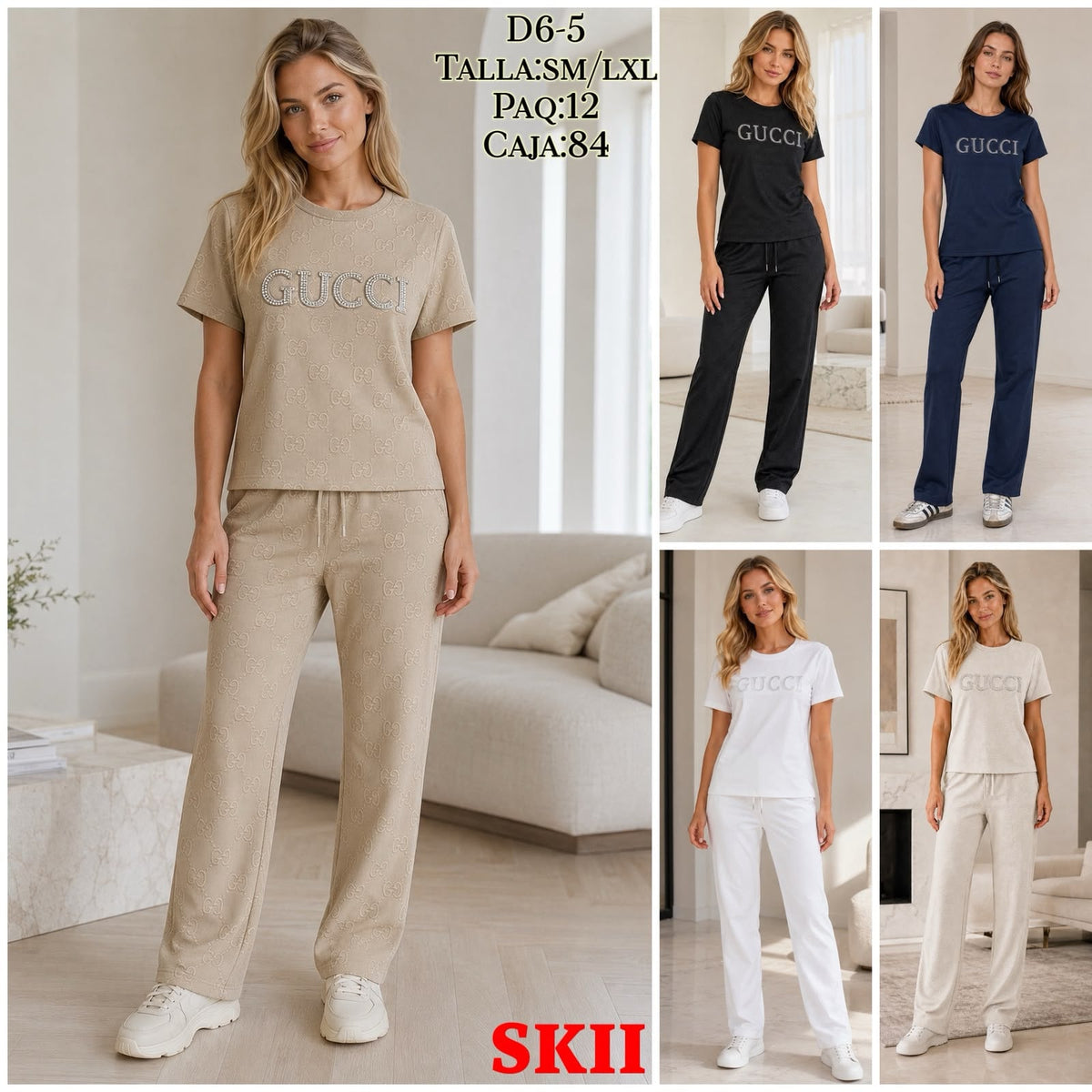 Conjunto de camiseta y pantalón-D6-5