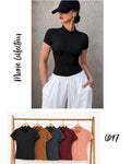 Blusa deportiva con cierre-CD97