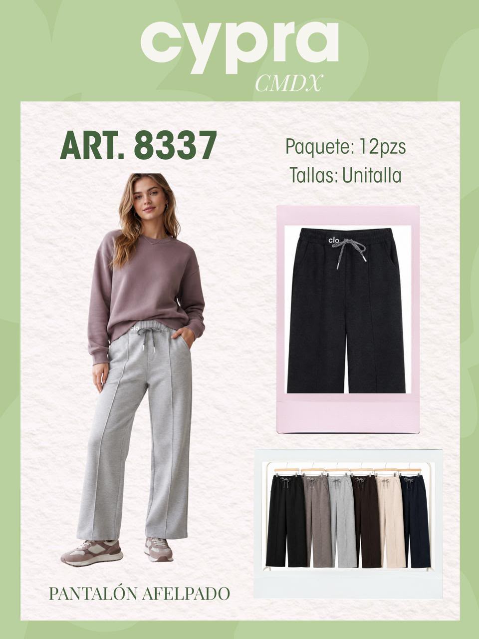 Pantalón afelpado-8337