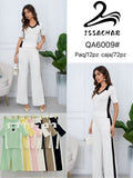 Conjunto de top y pantalón-QA6009#