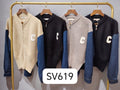 Chamarra de punto con cierre-SV619