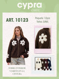 Chamarra con flores-10123