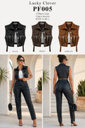 Chaleco efecto piel-PF005