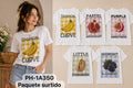 Playera con estampado de frutas-PLA-PH-1A350