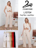 Conjunto de chaleco y pantalón-L1070#