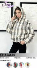 Sudadera con capucha de peluche-CHA26670