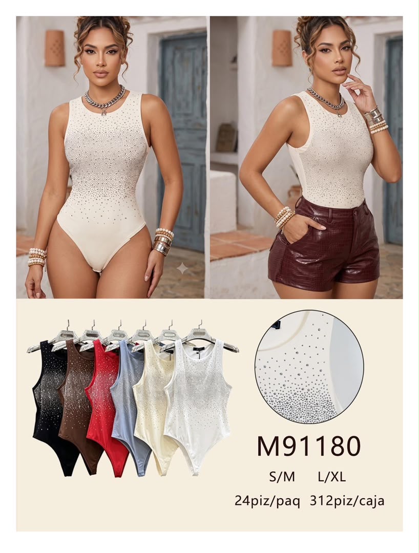Body con pedrería-M91180