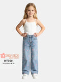 Jeans con estampado-HT76#