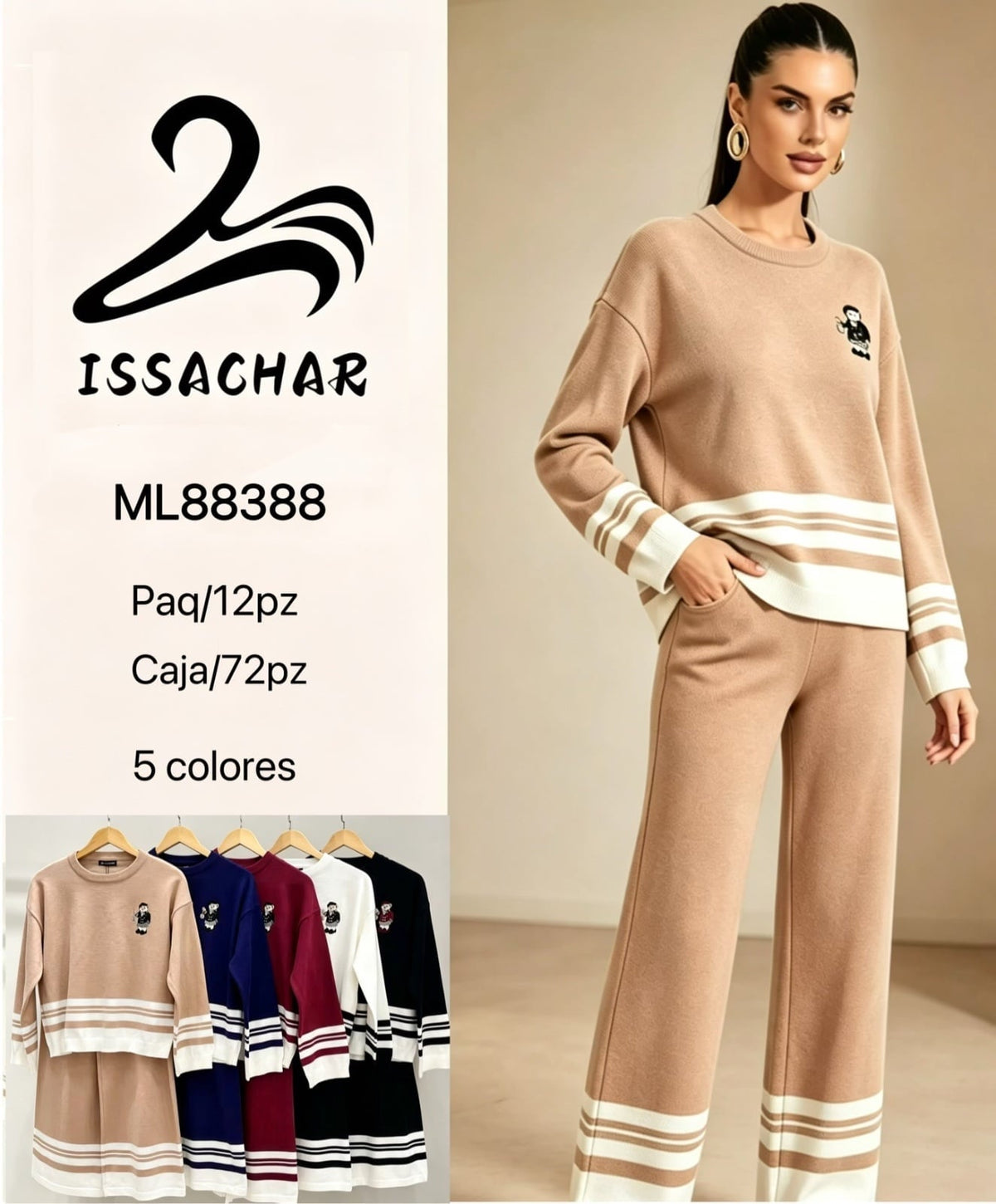Conjunto de suéter y pantalón-ML88388