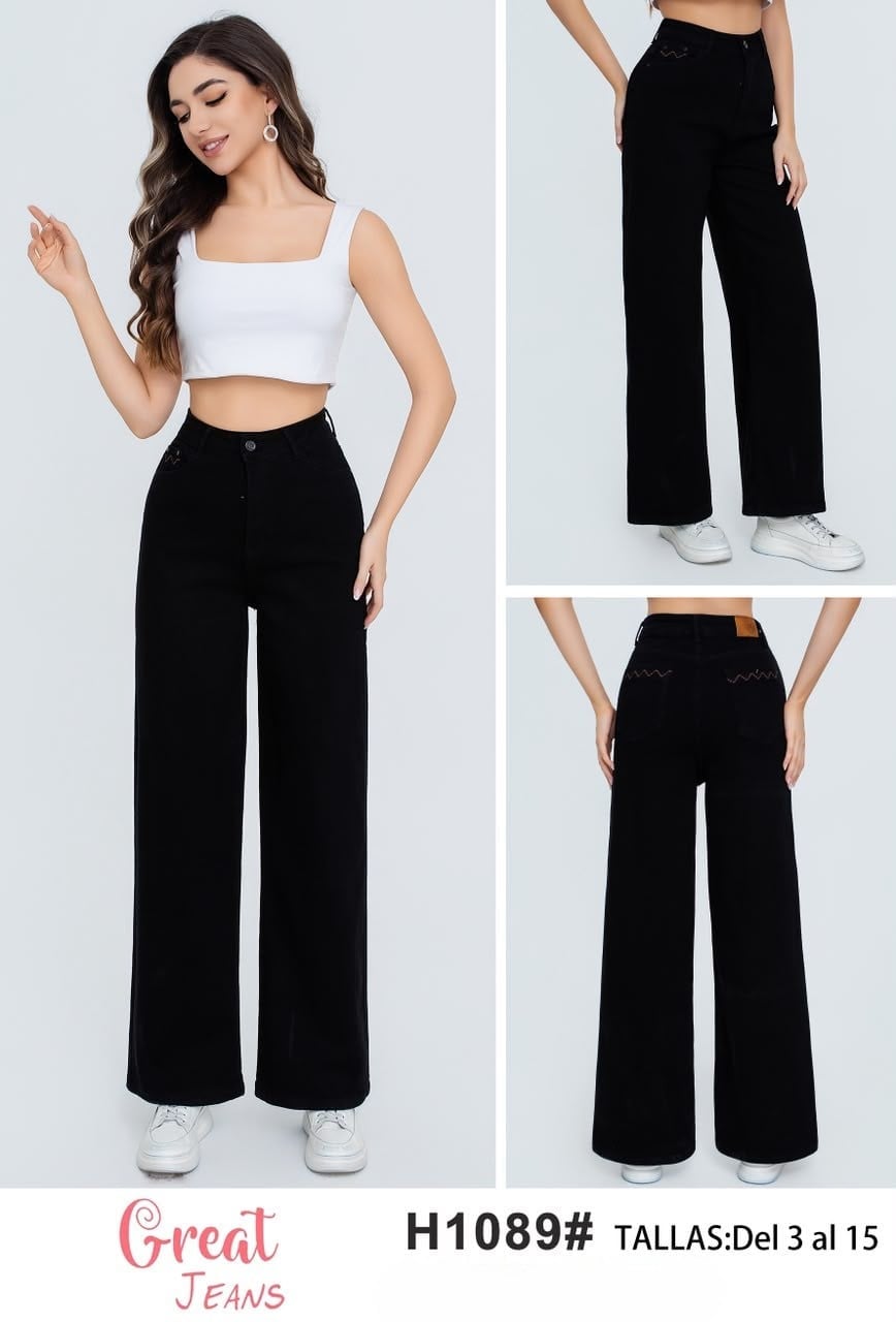 Jeans-H1089#