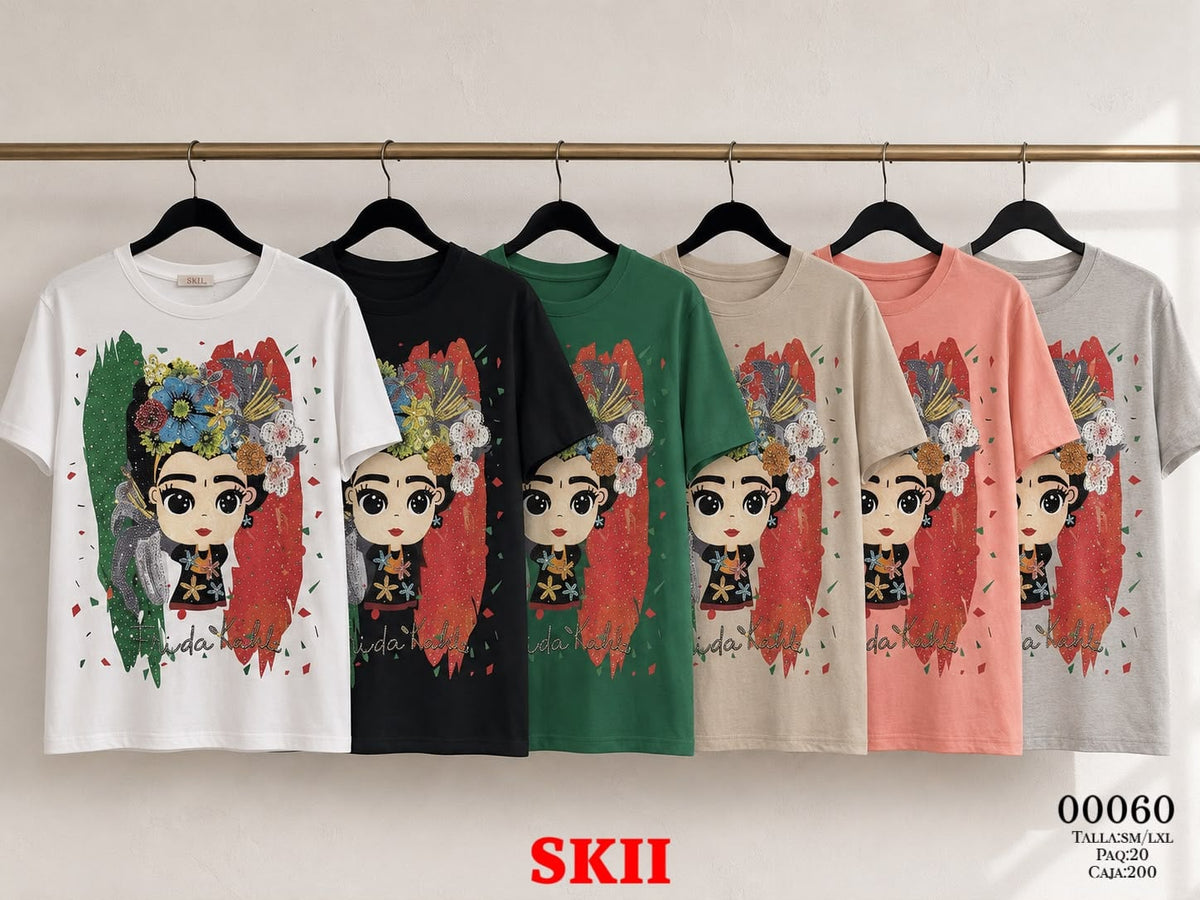 Playera Frida Kahlo-00060