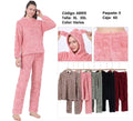Pijama de peluche con capucha-A8915